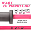 Olympic Barbell Bar Plates 4Ft Solid Iron Fitness Weightlifting