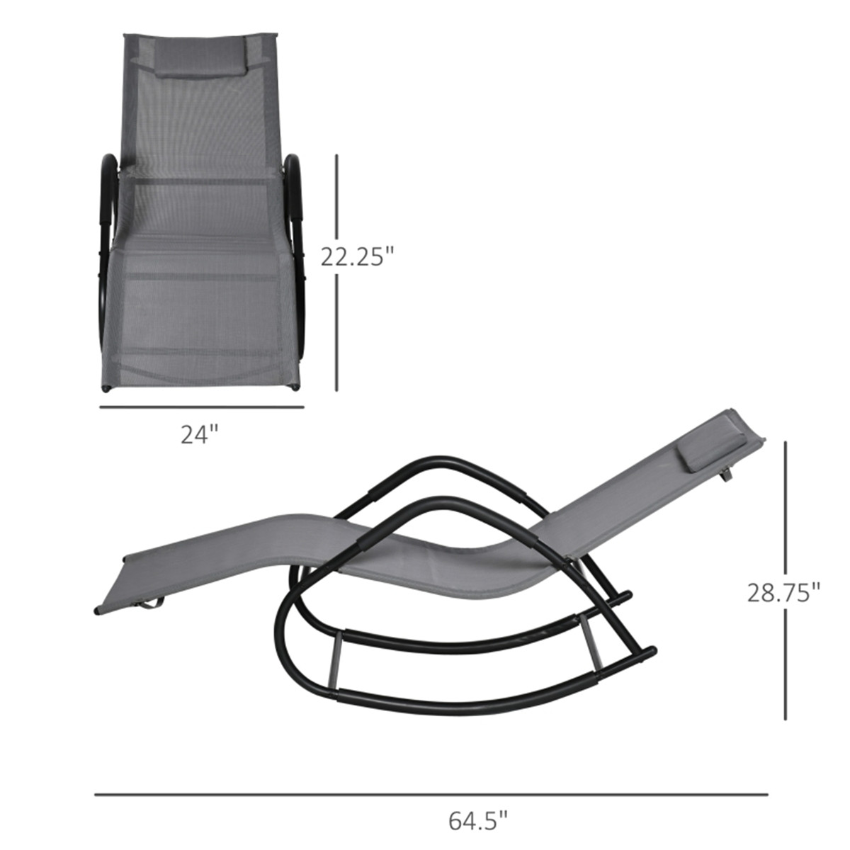 Folding Lounge Chairs / Rocking Chair