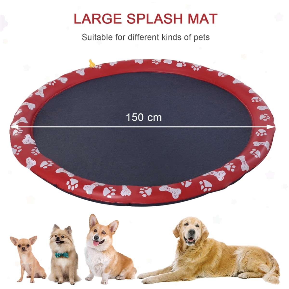 170CM Pet Splash Sprinkler Pad