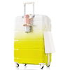 Luggage Set of 3, 20-inch with USB Port, Airline Certified Carry-on Luggage with Cup Holder, ABS+PC Hard Shell Luggage with Spinner Wheels, Lemon Yellow, New Products In Stock Mid May