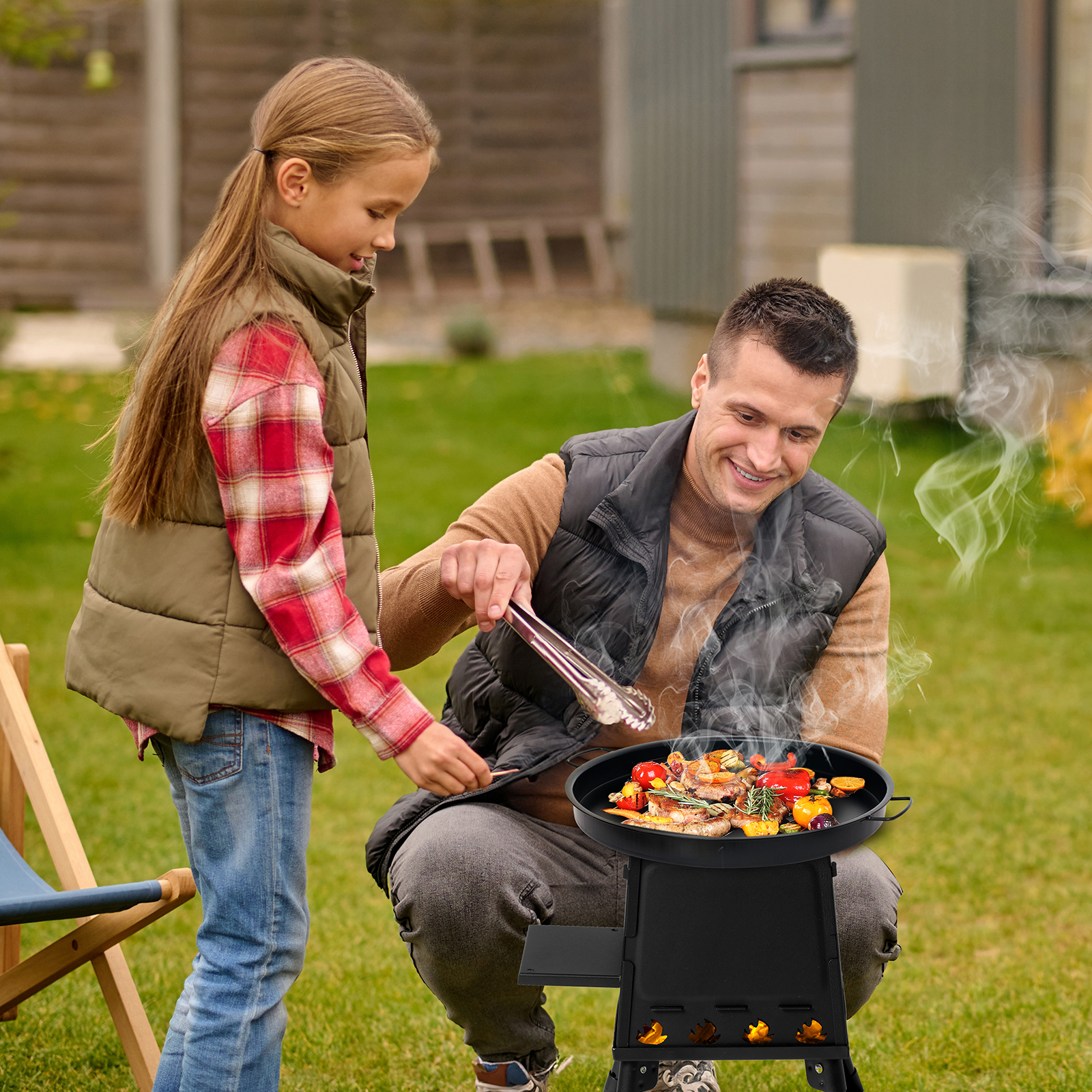 27*27*34cm Wood Camping Stove