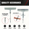 Universal heavy-duty tire repair kit | 58 piece set | Fixed perforations and plug surfaces | Perfect for cars, trucks, motorcycles, ATVs, jeeps, off-road vehicles, RVs, tractors(No shipments on weeken