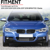 Front Bumper Lip Fit for 2012-2018 BMW F30 3 Series M, Lower Sport Air Spoiler Lip Chin Body Kit
