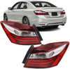 Tail Light Assembly LED Fit for 2016 2017 Honda Accord, Outer Brake Pair of taillamp Bulb Included