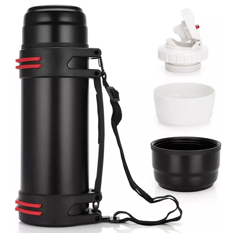 3Large Thermos Flask Capacity Travel Coffee Water Insulated Stainless Steel