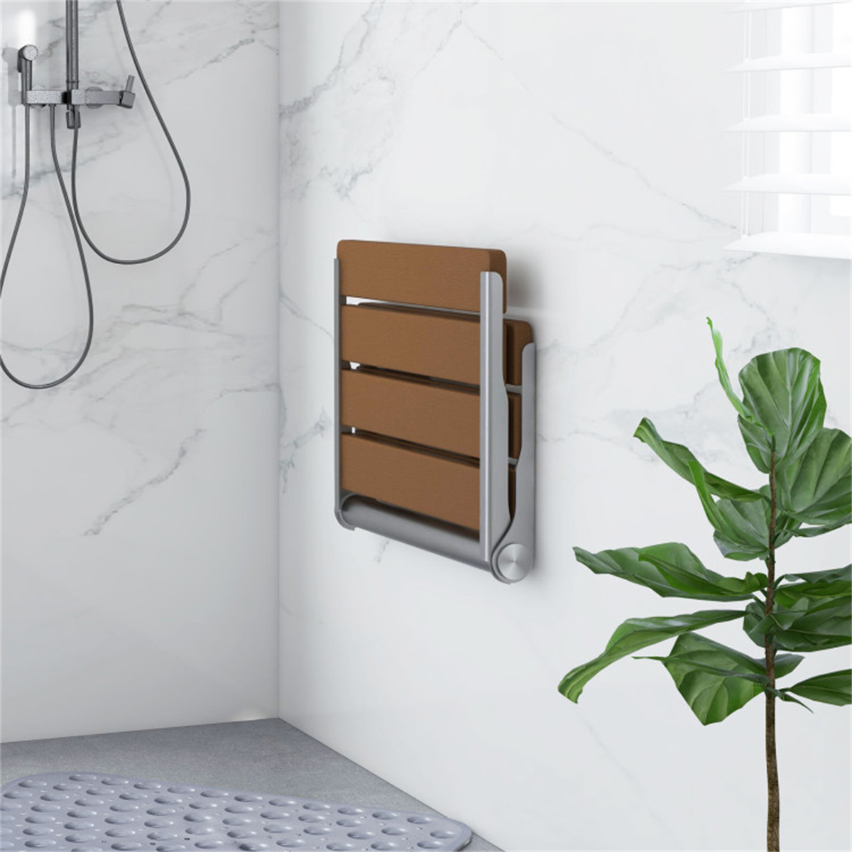 Wall Mounted Bathroom Chair