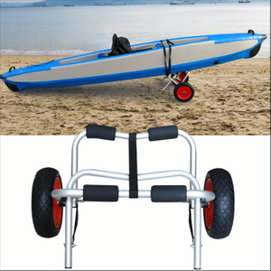 Foldable Kayak Cart, Kayak Kayak Trolley, Lightweight Kayak Accessories Universal Transport Canoe Carrier Tote for Paddle Board