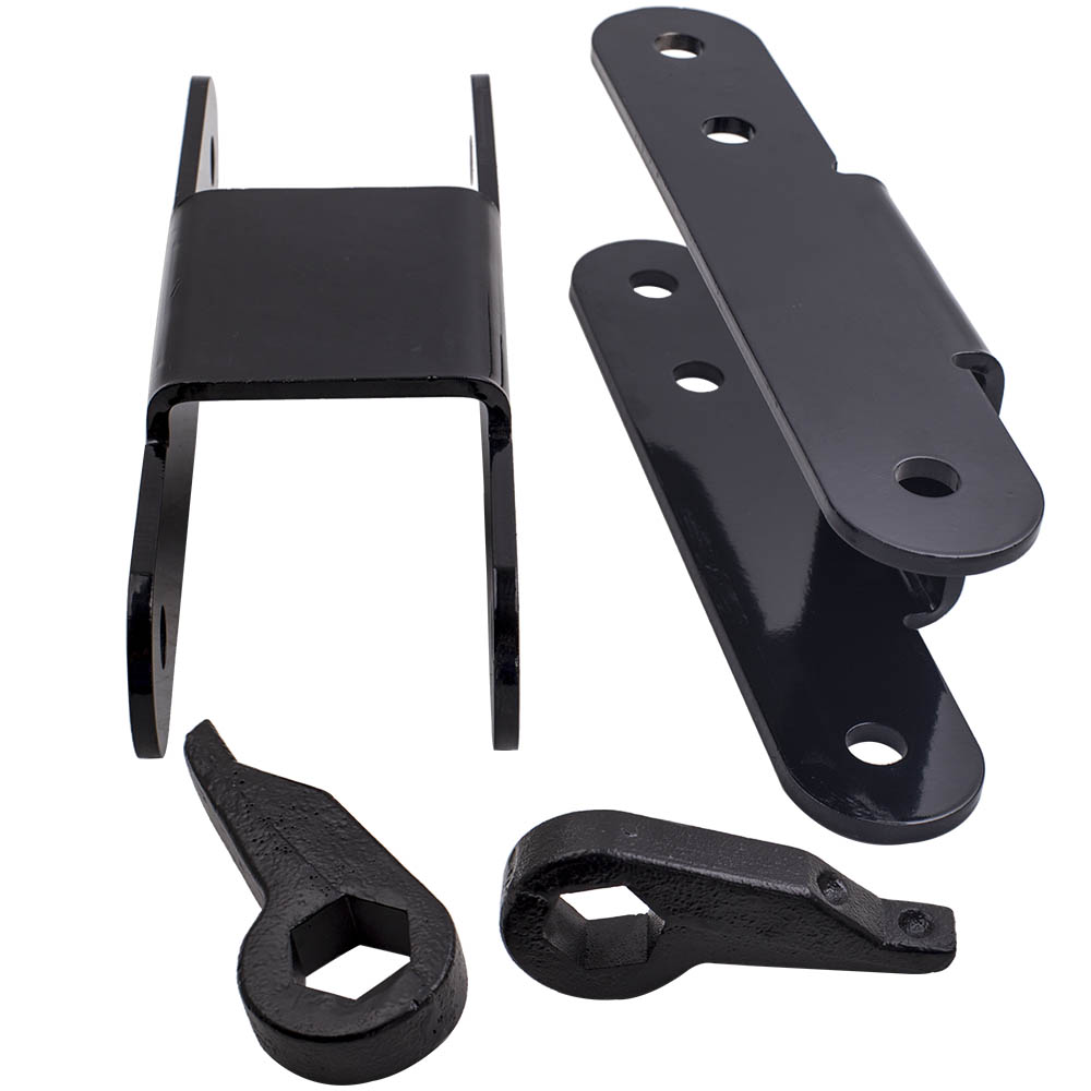 Lift Kit 1-3'' Torsion Keys Rear Shackles for GMC S15 for Chevy S10 Blazer 1982-2004 & for GMC S15 1982 - 1990 4WD