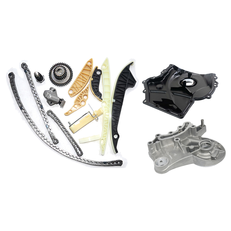 Timing Chain Kit, Engine Cover, Solenoid Kit for VW Jetta GTI Audi A4 Q5 TT 2.0L 06H109467N