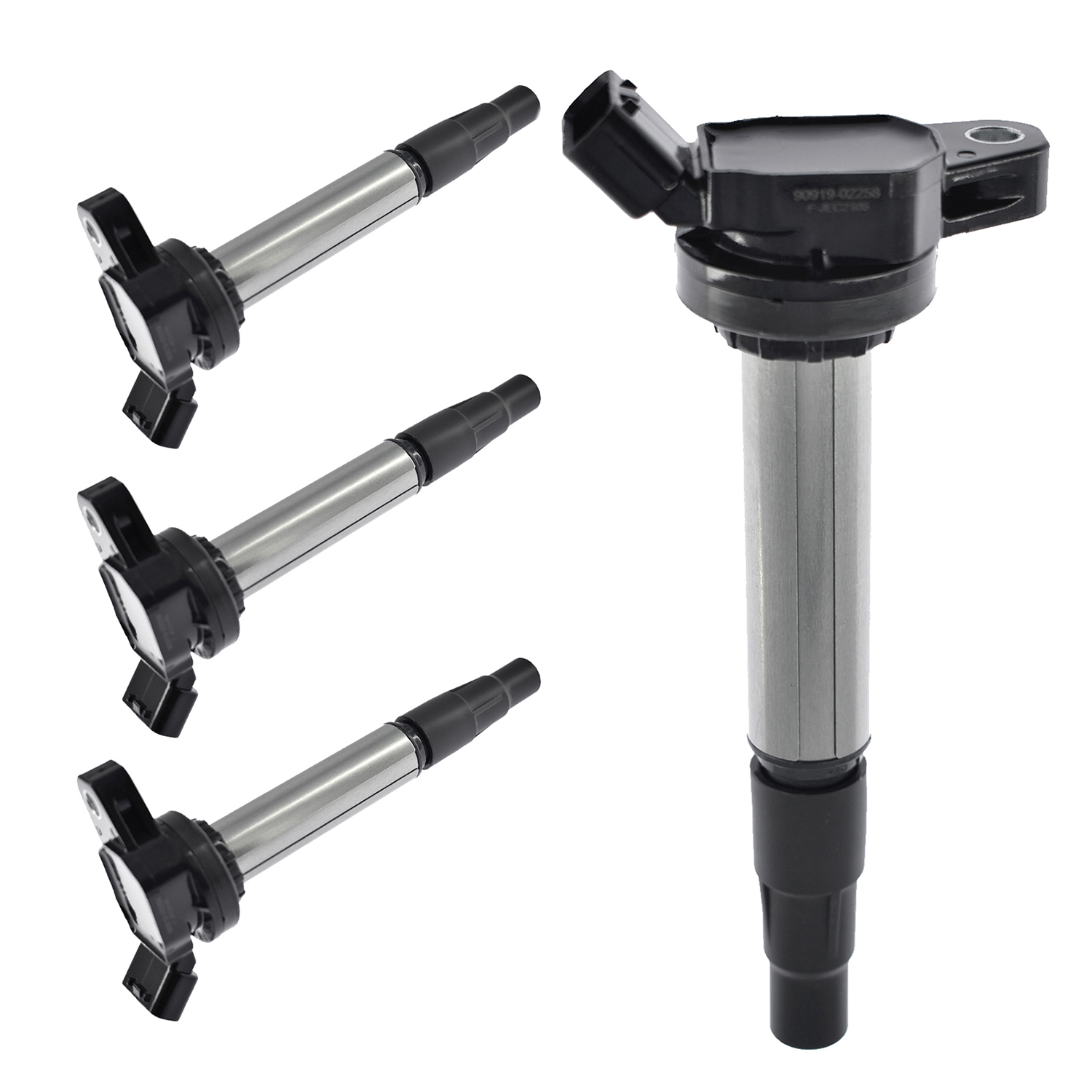 4Pcs Ignition Coil For Toyota Prius Corolla Matrix, Lexus CT200H, Scion XD, Scion IM, Pontiac Vibe 1.8L，90919-02258