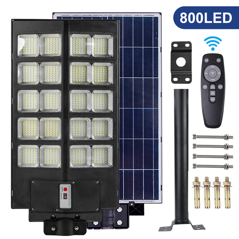 Outdoor Commercial LED Solar Street Light IP67 Dusk-to-Dawn Road Lamp