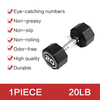 20LBS APOLLO IR3920 Premium Octagonal Dumbbell, Large Numbers, Hard Chrome Plated Handle Dumbbells To Assist with Push-Ups