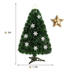 3 Feet LED Christmas Tree with Snowflakes