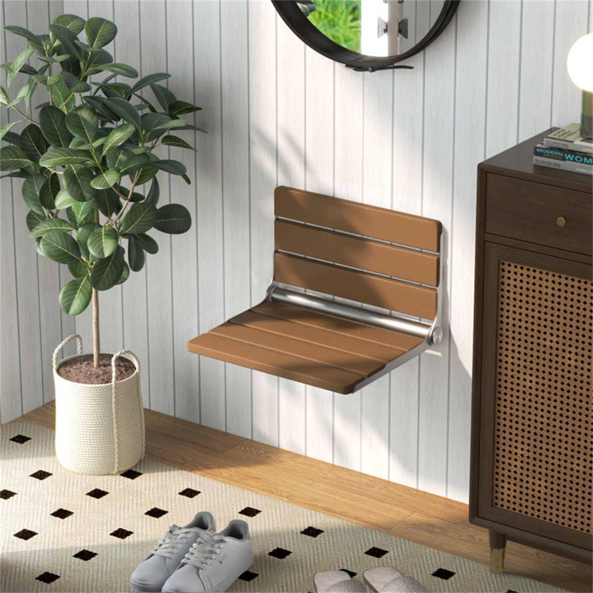 Wall Mounted Bathroom Chair