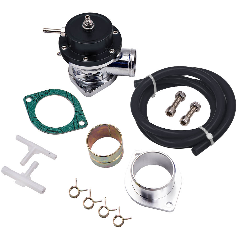 T3 T4 T04E Universal Turbo Kit + Type-RS BOV Blow Off Valve + Oil Feed Return Line Turbocharger Kit