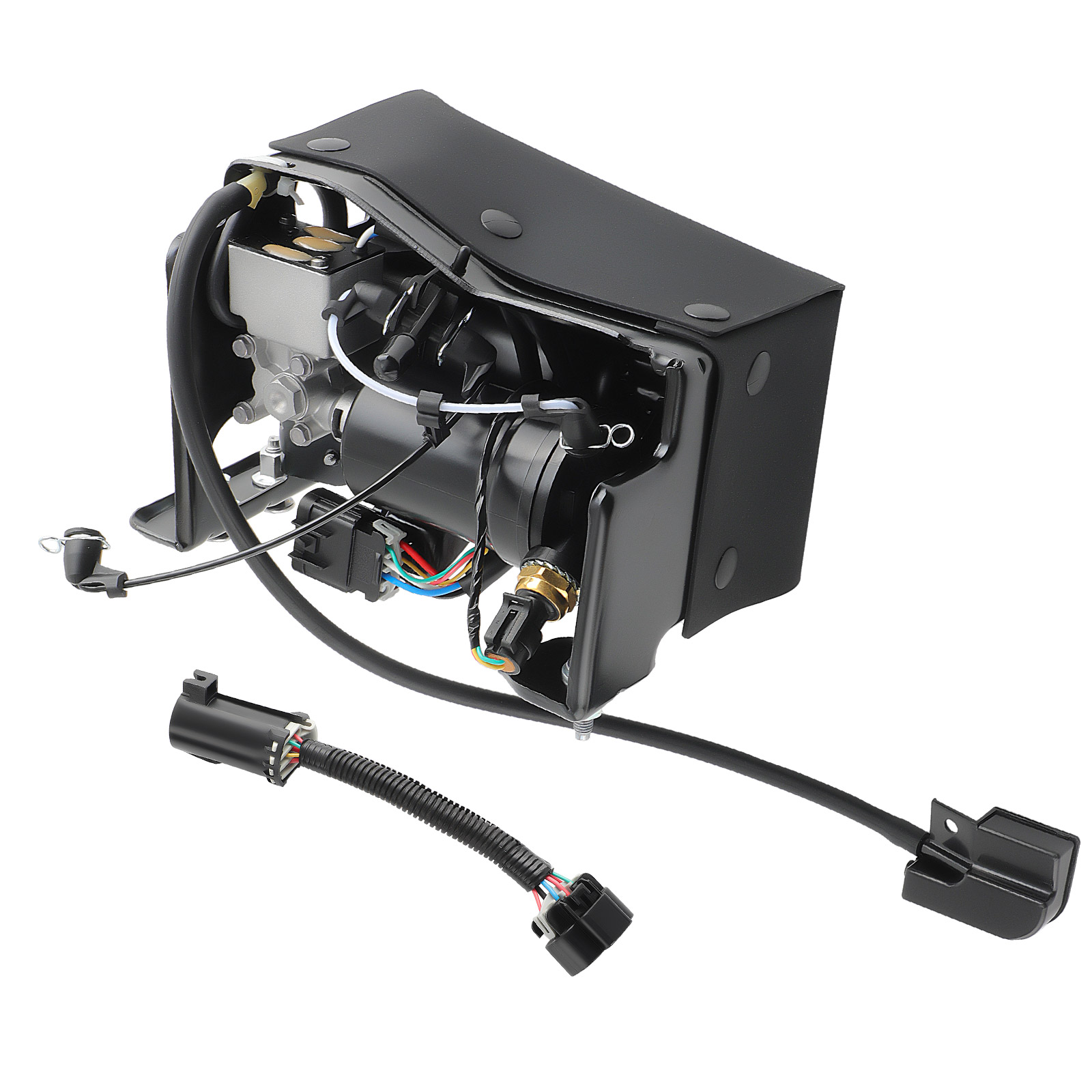 Air Suspension Compressor Pump For Chevrolet Avalanche Cadillac Escalade GMC Yukon XL 2002-2016