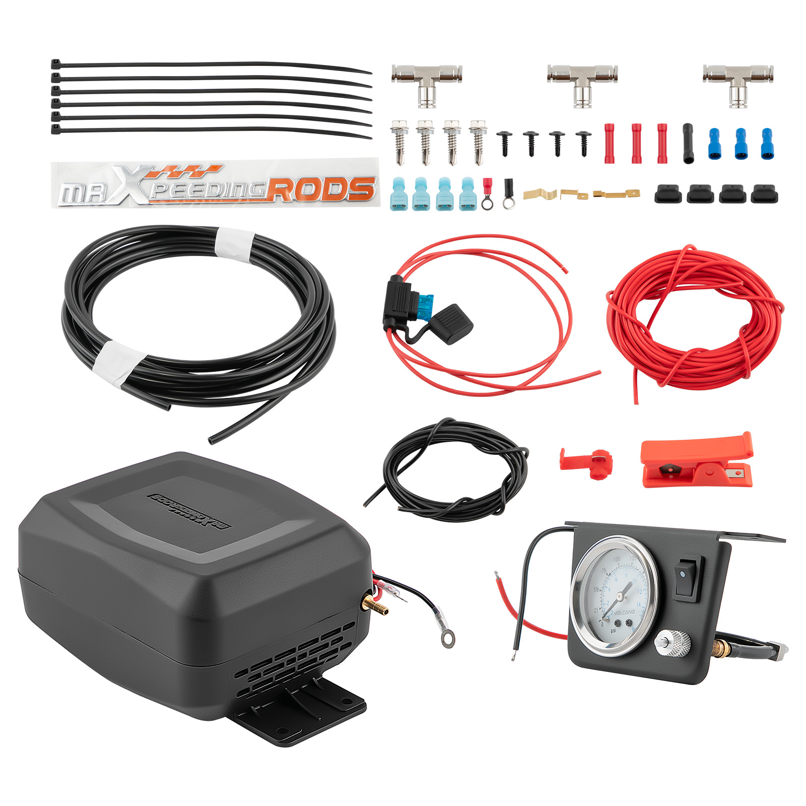 Universal Air Compressor Suspension Springs Controller Kit for Vans Pickups