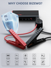 Jump Starter-3 in 1 Car Battery Jump Starter-2500A 12V 21000mAh Portable Charger, Jump Box, Battery Booster Pack with LCD Display (for 8L Gas/6.5L Diesel)(FBA warehouse shipment)