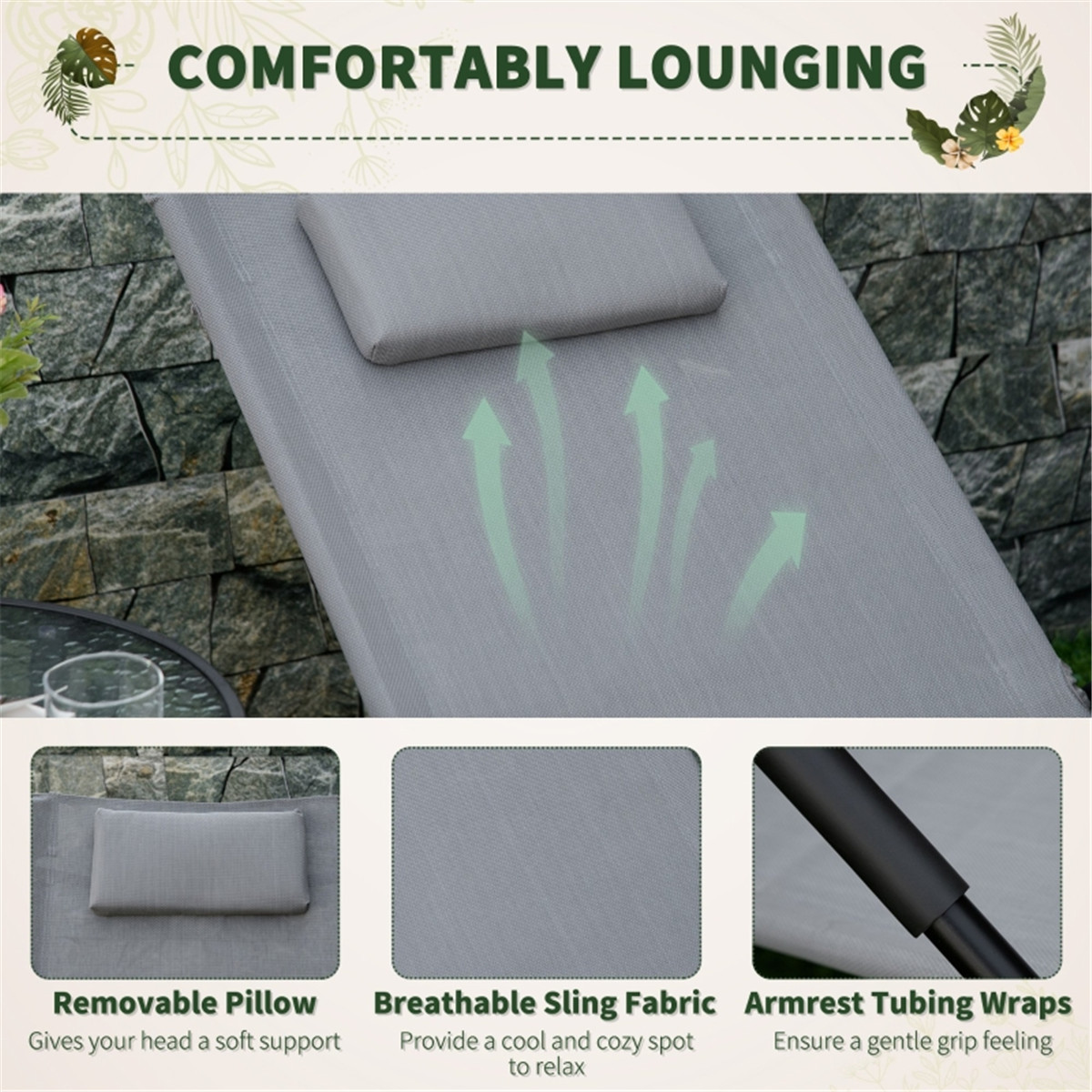 Folding Lounge Chairs / Rocking Chair