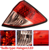Left Driver Side Tail Light Assembly Fit for 2016-2022 Honda HR-V HRV Sedan Outer Taillight Rear Lamp, OE #:33552-T7S-A01,HO2804109