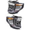 2Pcs LED Headlamp LH & RH for GMC Sierra 1500 Denali, Denali Ultimate, SLT 2022-2024 85604120, 85604119