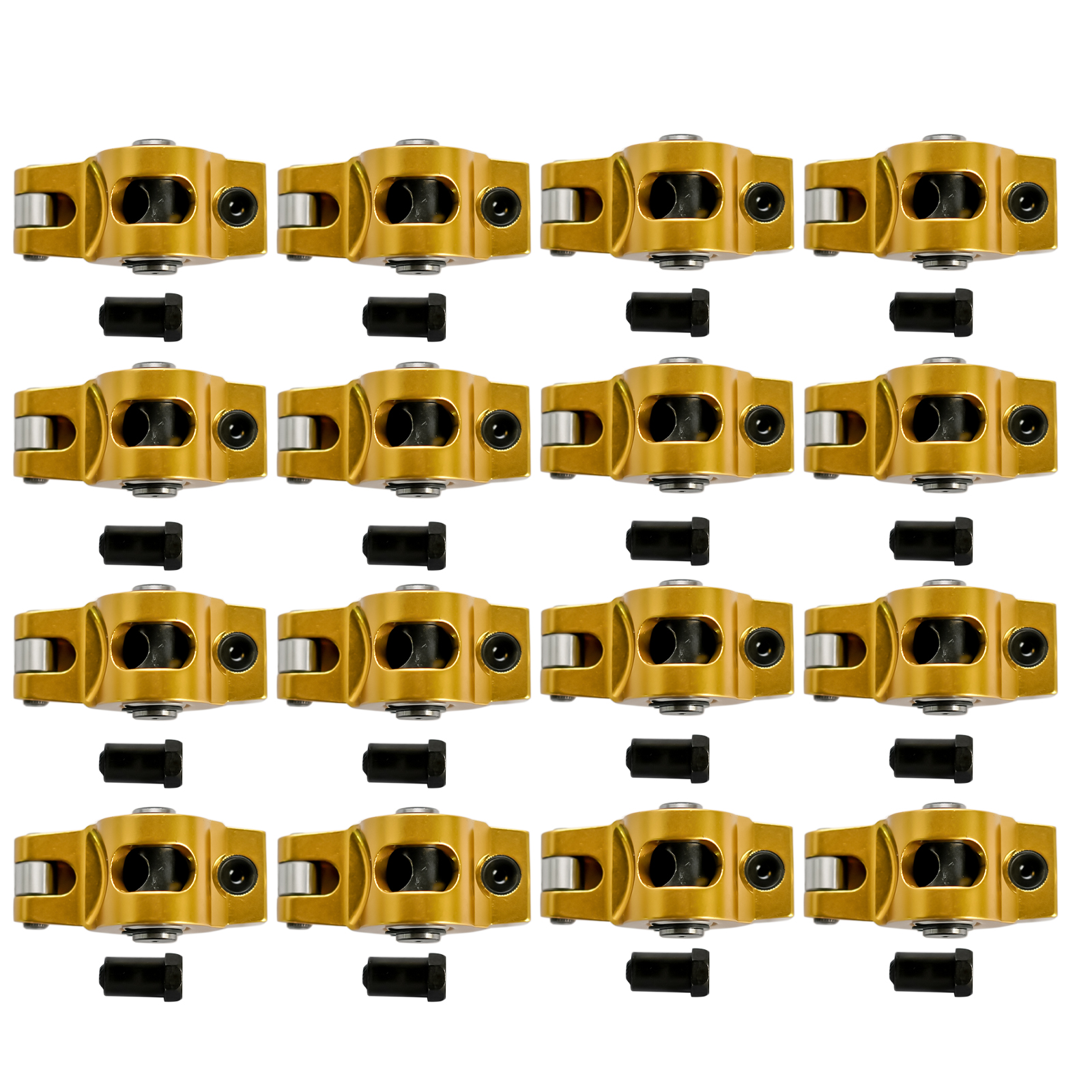 Aluminum Roller Rocker Arms Set 7/16 Inch Stud 1.5 Ratio for Chevrolet SBC 307 350 400