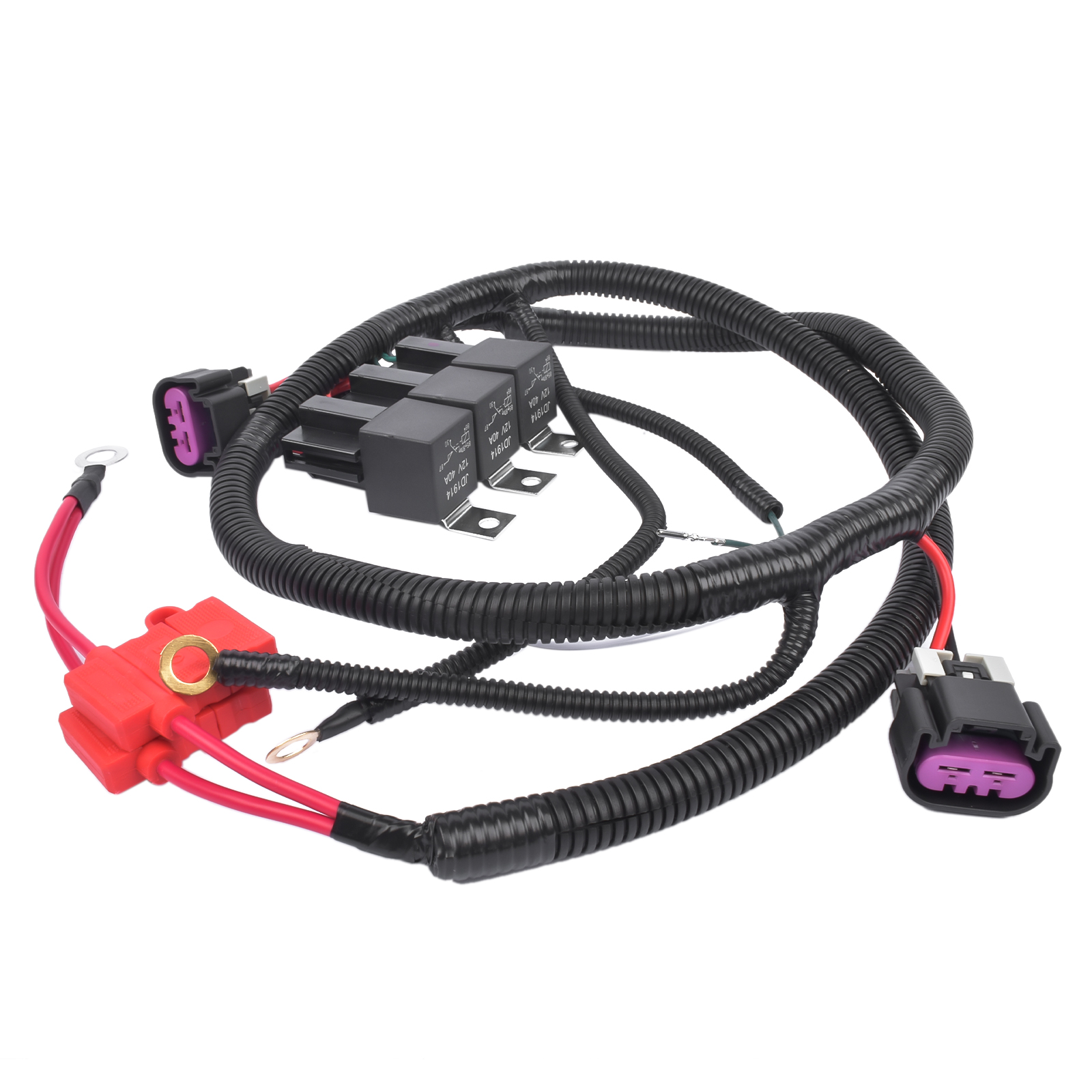 Dual Electric Fan Upgrade Wiring Harness For 1999–2006 ECU Control GM Silverado