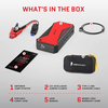 DBPOWER Car Jump Starter, 1600A Peak 17200mAh Portable Power Pack for Up to 7.2L Gas and 5.5L Diesel Engines, 12V Auto Battery Booster with LCD Display, Compass, LED Light and Type-C Port