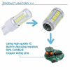 T20 LED White 7443 7440 5630 33-SMD Dome Map Car Backup Reverse Light Bulb