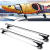 2pcs universal roof rack crossbars, suitable for trackless cars, bicycles, kayaks, skis, canoes, cargo baskets, luggage racks, with a load capacity of 165 pounds