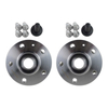 2x Front Wheel Hub+Bearing For Audi A4 A6 A8 Q5 S6 S7 B8 4G 2007-2018 4H0498625