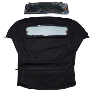 Convertible Soft Top w/Heated Glass Window for Ford Mustang 2005-2014 Black, Sailcloth 00422-94 MPDY2635 10-11-MUS-023