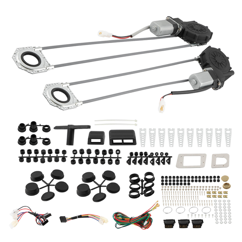  Electric Power Window Lift Regulator Conversion Kit 2 Door Pickup Universal