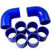 2.5 Inch Universal Aluminum Intercooler Turbo Piping Kit Hose + Silicone+Clamp