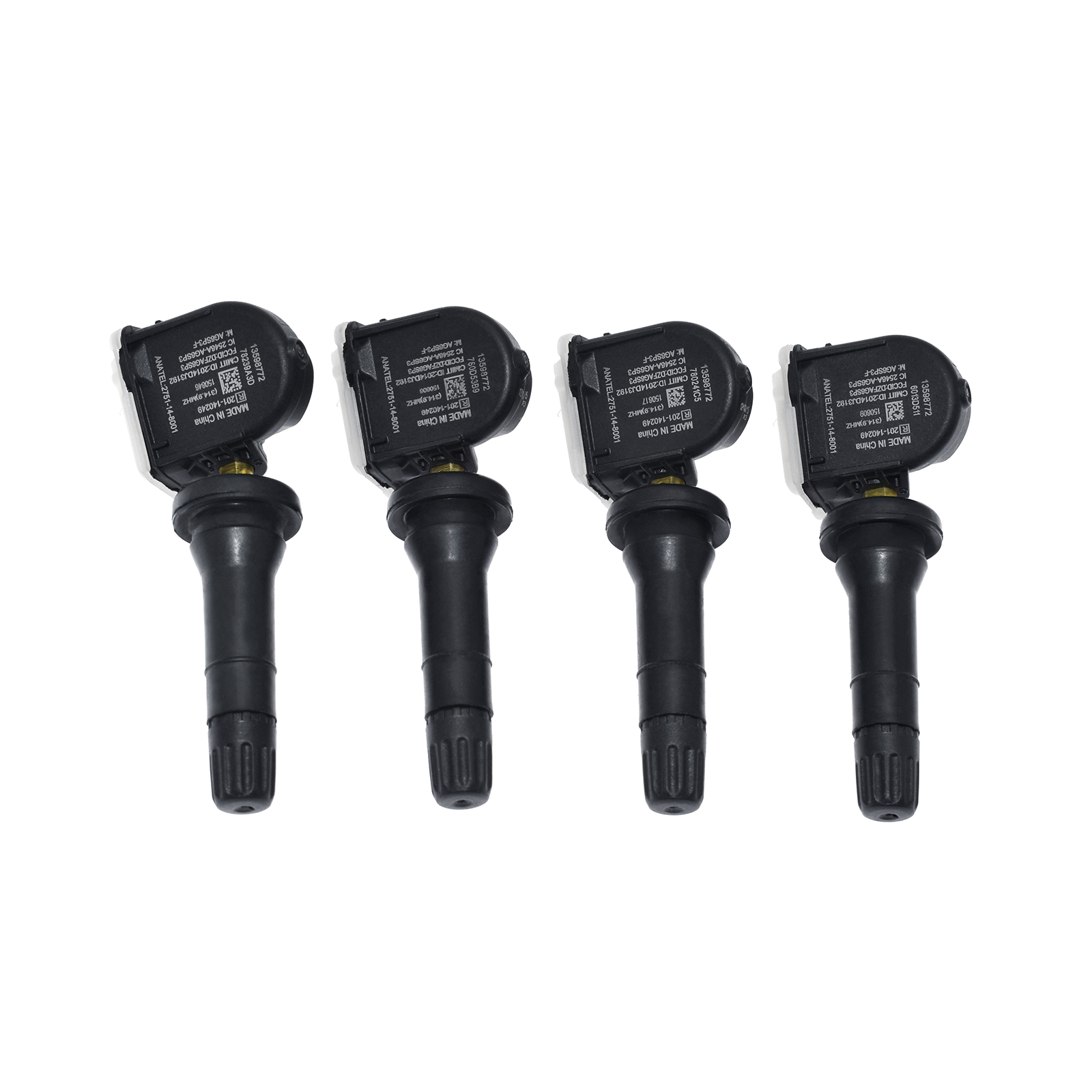 4Pcs TPMS Tire Pressure Monitoring System for Buick Cadilliac Chevrolet 13598771 13598772