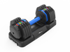 Adjustable Dumbbell - 55lb Single Dumbbell with Anti-Slip Handle, Fast Adjust Weight by Turning Handle with Tray, Exercise Fitness Dumbbell Suitable for Full Body Workout