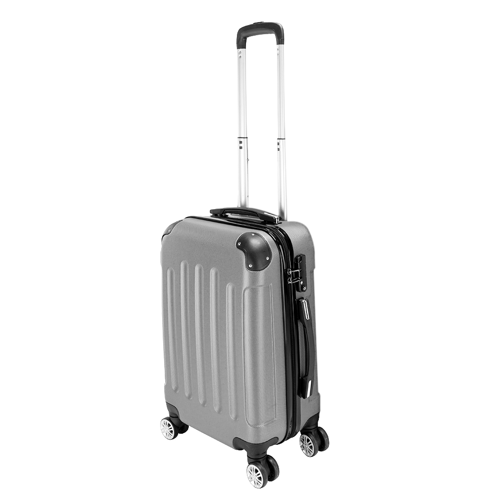 3-in-1 Portable ABS Trolley Case 20" / 24" / 28" Gray