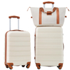 Hardshell Luggage Sets 2Pcs + Bag Spinner Suitcase with TSA Lock Lightweight 20" + 24"