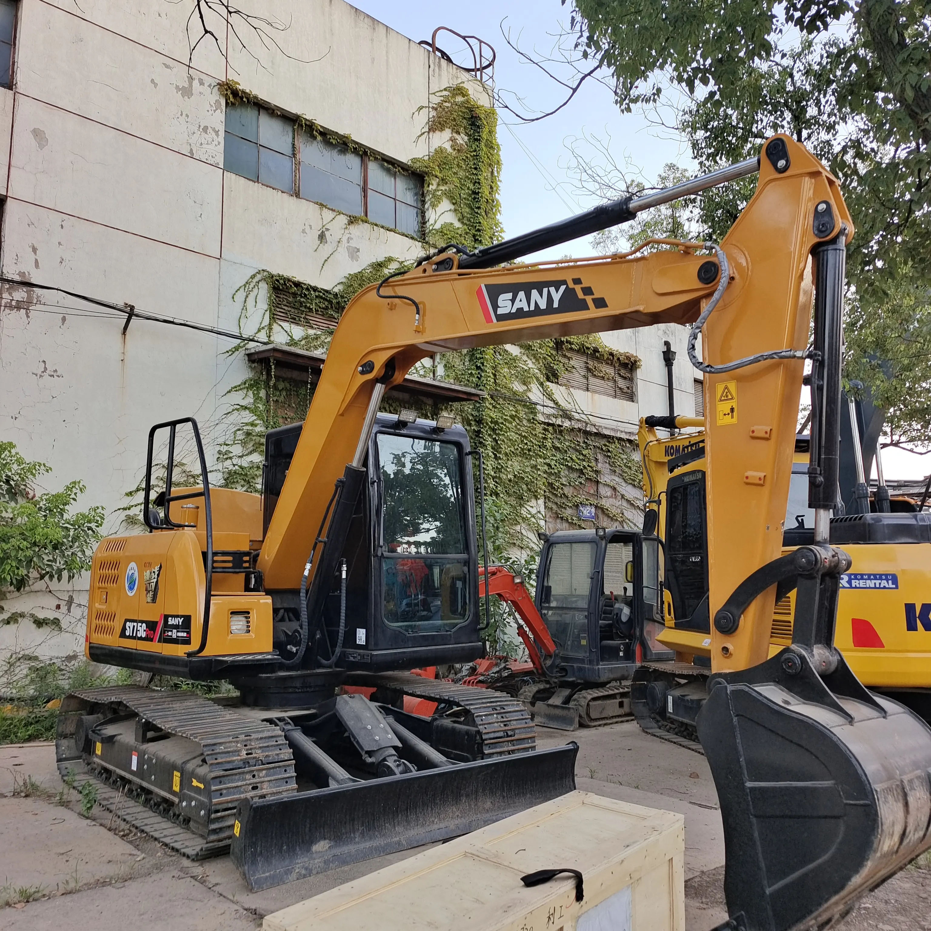 SANY 75 2021Year Used SANY SY75C Excavator 7ton Used Second Hand Excavator SANY SY60C/75C/95C/135C/215C Good Condition