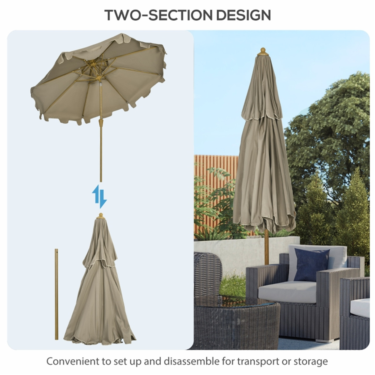 Outdoor Beach Umbrella 