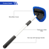 Car Window Cleaner Tool, Auto Glass Cleaner Wand 3 Reusable and 1 pcs Spray Bottles【Shipment from FBA】