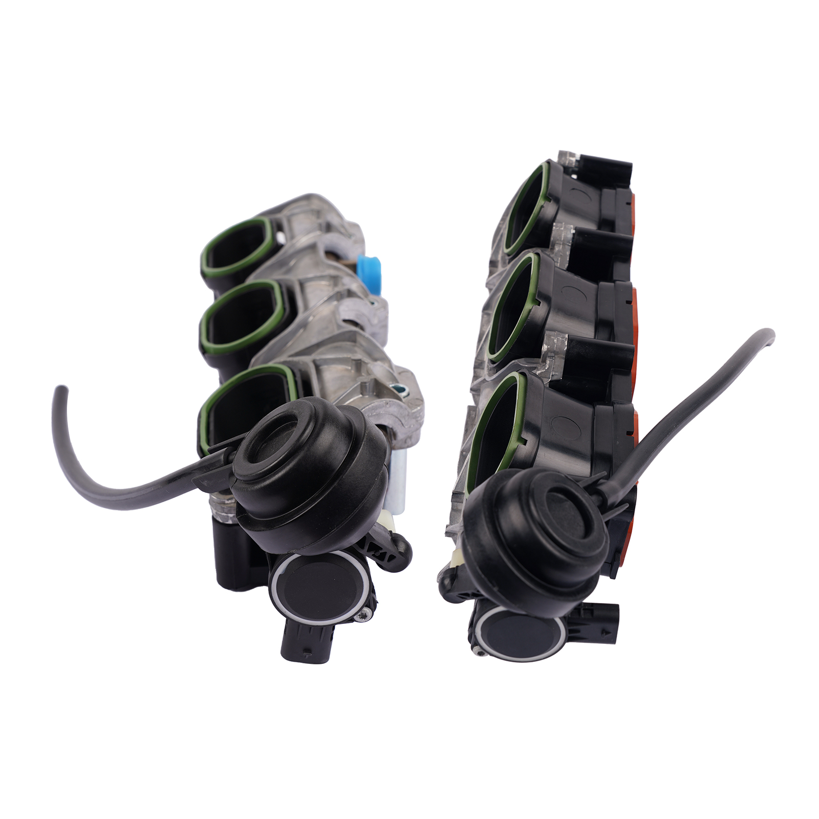 2X Left Right Intake Manifolds for Audi S4 S5 A6 A7 Q5 Q7 V6 3.0L 2010-2016 06E133110AB 06E133109