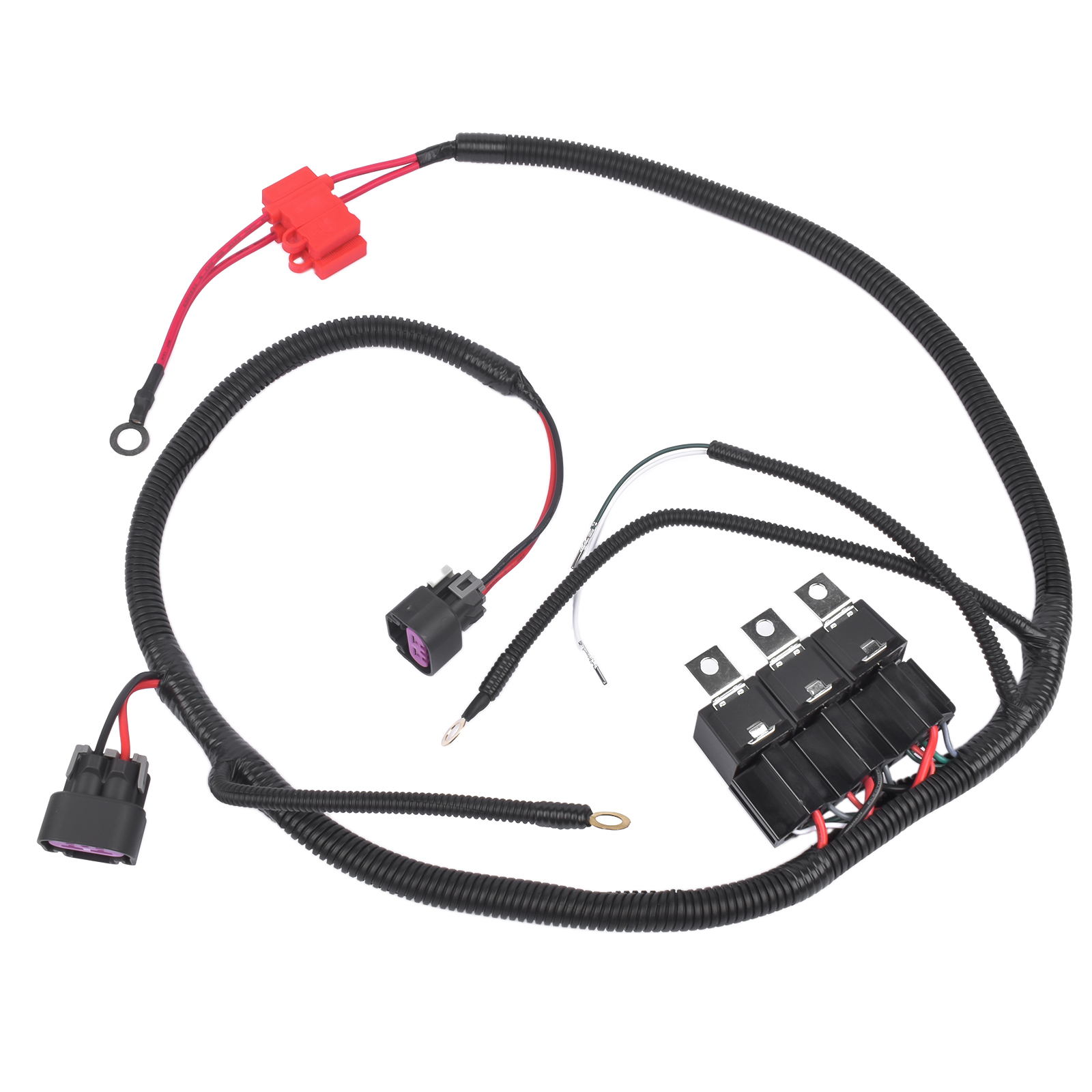 Dual Electric Fan Upgrade Wiring Harness For 1999–2006 ECU Control GM Silverado