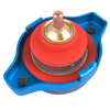 Car Thermostatic Gauge Radiator Cap Cover Small Head With Water Temp Meter Blue