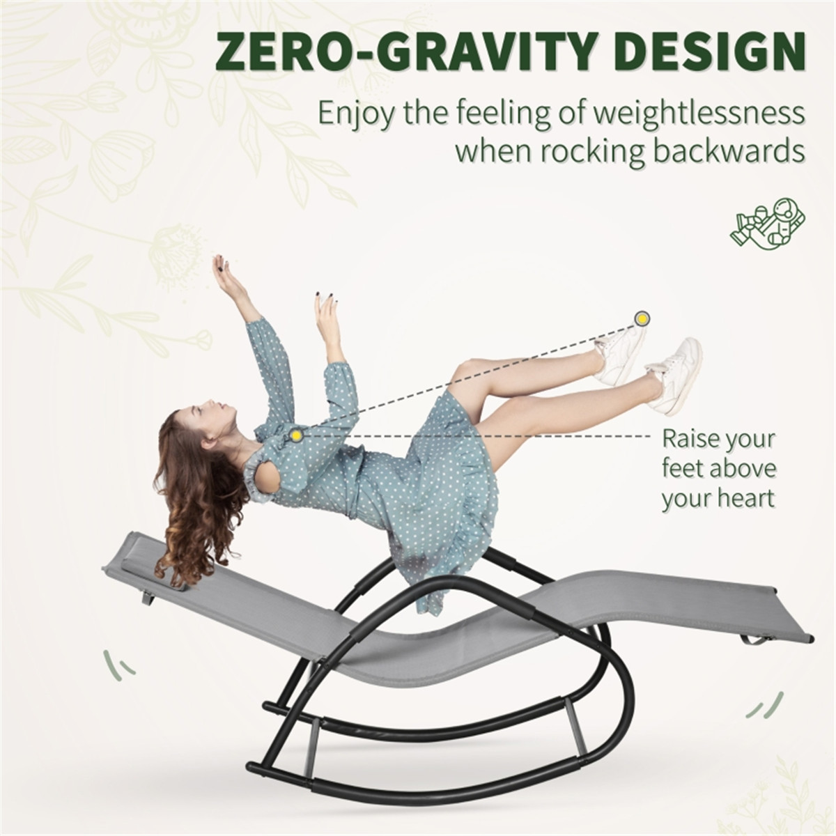 Folding Lounge Chairs / Rocking Chair