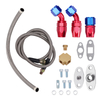 T3 T4 T04E Universal Turbo Kit + Type-RS BOV Blow Off Valve + Oil Feed Return Line Turbocharger Kit