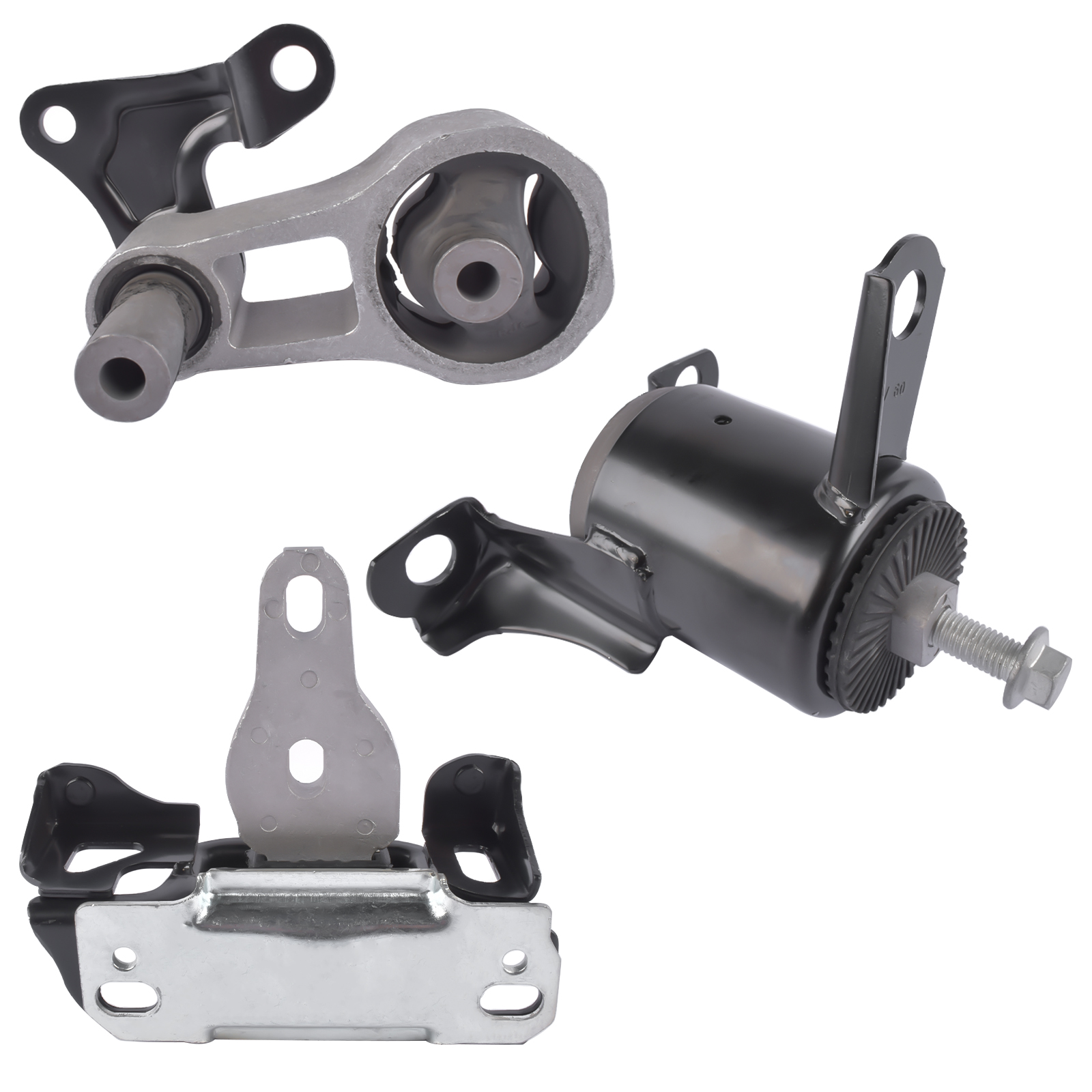 Engine Motor & Trans Mount Kit for Ford Fiesta 1.6L L4 Manual Trans 2011-2017