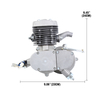 50cc 2 Stroke Motor Engine Full Kit Set for Motorized Bicycle Bike【No Shipping On Weekends, Order With Caution】