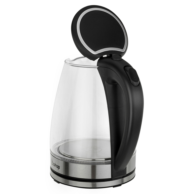HD-1857-A 110V 1500W 1.8L Electric Glass Kettle US Plug