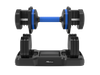 Adjustable Dumbbell - 55lb Single Dumbbell with Anti-Slip Handle, Fast Adjust Weight by Turning Handle with Tray, Exercise Fitness Dumbbell Suitable for Full Body Workout